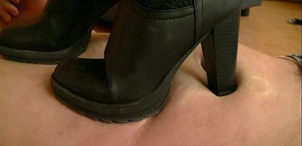  Interview to Anna - Foot Licking and Trample Boots